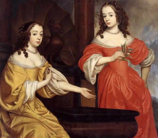 Albertine Agnes  en Hienriette Amalia